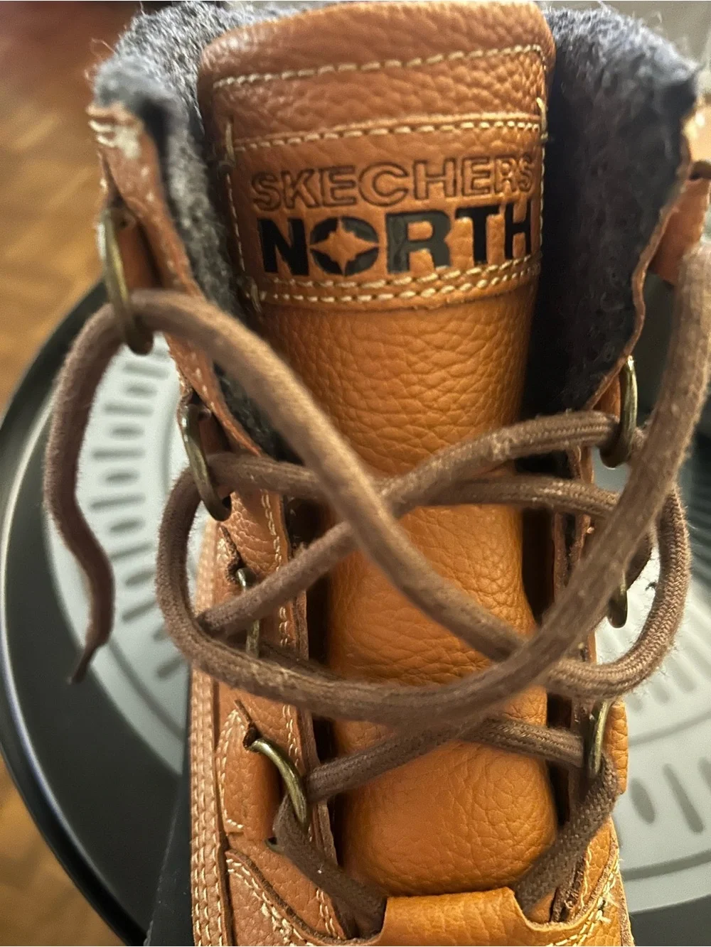 Skechers Brown and Gray Fleece-Lined Boots